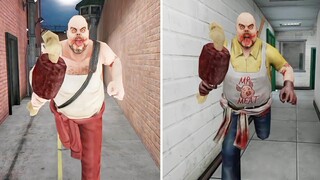 Mr. Meat 2 New Skin Vs Old Skin Jumpscare