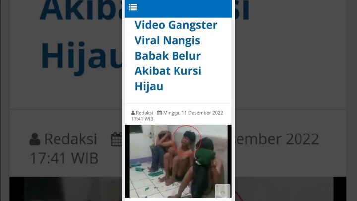 Aku Nyoba Ngalahin Gangster Pake Kursi Ijo #shorts