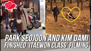 [BTS Happy Ending] Park Seo Joon & Kim Da Mi were Spotted Filming 'Itaewon Class'