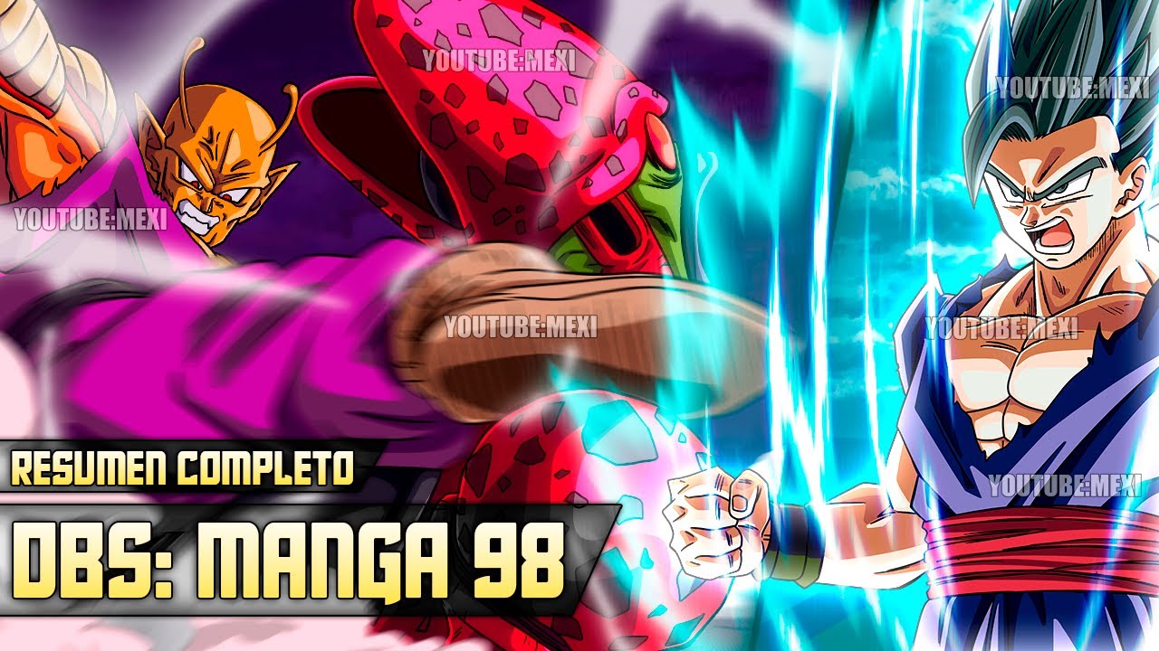 MANGÁ 98 - GOHAN E ORANGE PICCOLO VS CELL MAX 