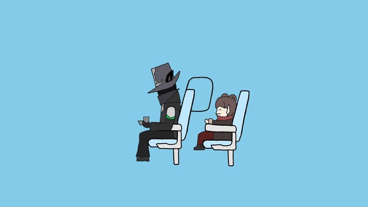 [Arknights] The weird hat uncle who keeps getting kicked out of his seat on the train