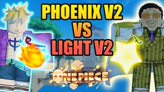 Light V2 Fruit vs Phoenix V2 Fruit - Which One Is Better Full Showcase in A One Piece Game