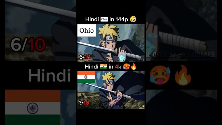 Boruto in Hindi Dubbed Clip Dub - Yo Dubbed Naruto Shippuden #anime #narutoshippuden