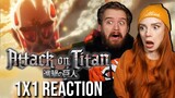 Noobs Start Attack On Titan 1x1 Reaction & Review | Wit Studio on Crunchyroll