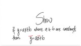 prob stat: Show if y=ax+b where a & b are constants then ȳ = ax̄ + b