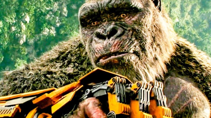 GODZILLA X KONG THE NEW EMPIRE ''Kong Trains With Beast Gloves Scene'' Movie Clip +Trailer (2024)