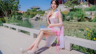 『ชุดเชิงซัมและรองเท้าส้นสูงในชนบทอันเงียบสงบ〗❀ดอกไม้ที่ร่วงหล่นกำลังรอคอยใครสักคนกลับมา