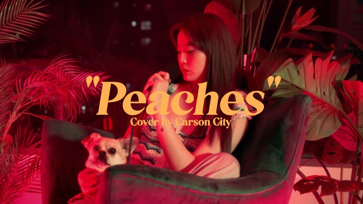 Please enjoy the lyrical and slow rhythm of "Peaches" with a sensual voice by【Carson City】