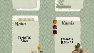 Jadwal kalian di sekolah apa nih?