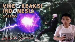 GOJOU LAGI-LAGI MENGGILA!! - JuJutsu Kaisen Reaction Indonesia | Season 1 Episode 20