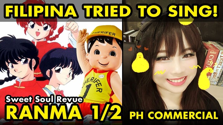 Filipina tries to sing Japanese song - RANMA 1/2 anime Philippine commercial cover by Vocapanda