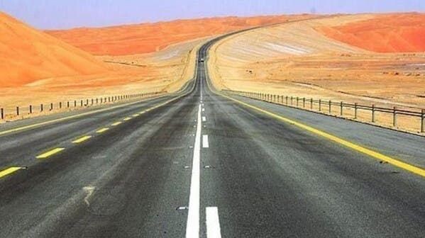 Road in KSA Saudi Arabia