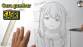 Cara gambar sagiri, anime eromanga sensei