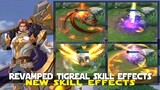 REVAMPED TIGREAL ALL SKINS SKILL EFFECTS GAMEPLAY MOBILE LEGENDS REVAMPED HEROES TIGREAL SKINS MLBB!