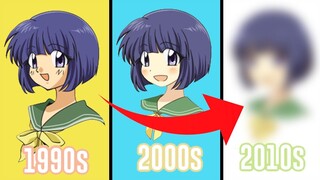 Olha como o traço dos animes evoluíram 😱