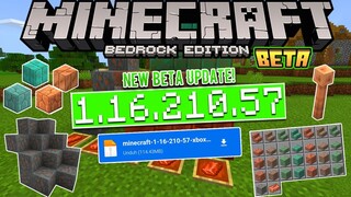 UPDATE! MCPE BETA V1.16.210.57 | XBOX LIVE - COPPER ⚡ LIGHTNING ROD [Changelog]