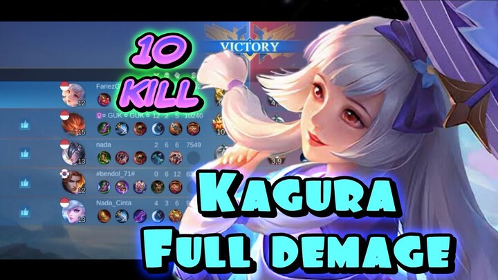 gameplay KAGURA demage ga ngotak 😆 fans RRQ LEMON