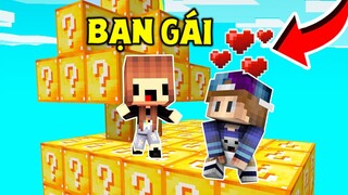 THỬ THÁCH SINH TỒN TRÊN ĐẢO LUCKY BLOCK "BẠN GÁI" TRONG MiniWorld !! *NHIỀU BẠN GÁI QUÁ*