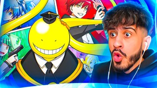FIRST TIME WATCHING "Assassination Classroom Openings 1-4"