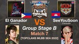 El Ganador vs SeeYouSoon: MLBB TOP CLANS Summer Grassroots 2022 Group Stage Day 2 Match 7