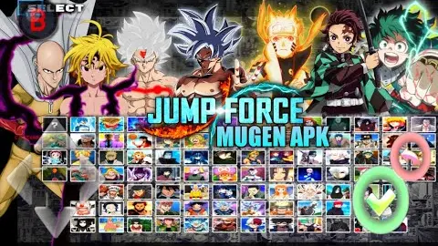 NEW Jump Force Mugen Apk Anime Crossover Dublado For Android with 80+  Characters! - Bilibili
