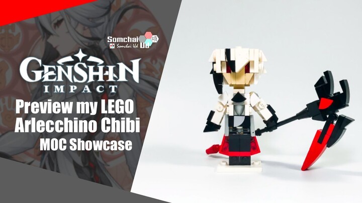 Preview my LEGO Genshin Impact Arlecchino Chibi | Somchai Ud