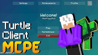 BEST CLIENT FOR MCPE 1.17 | Turtle Client For MCPE/MCBE 1.17 Review(Fullbright, Rgb Cape And More)