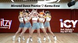 [MIRRORED DANCE] ITZY's ICY feat. Bokuto's Hey Hey Hey (and other Haikyuu characters) || Karma Krew