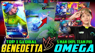 Top 1 Global Benedetta vs. Omega Esport in Rank! (Yolo New Team vs. Omega Squad)