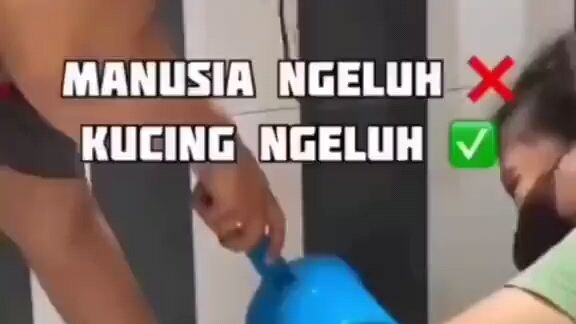 Engga kuat katanya😁