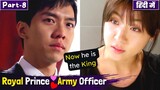 Part-8 | Crown Prince 👑Become KING 💖Officer💕Hate to Love | Korean Drama Explained in Hindi |K-Drama