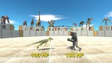 TOURNAMENT 1vs1 100 HP - Animal Revolt Battle Simulator