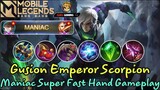 Mobile Legends: Bang Bang | GUSION SUPER FAST HAND MANIAC GAMEPLAY