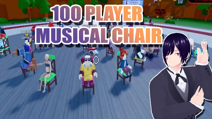 100 Players Musical Chairs Roblox | Ternyata Tidak Mudah Untuk Merebut Sebuah Kursi !!!