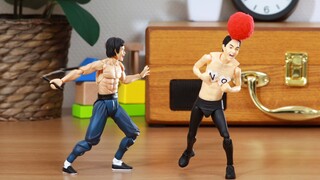 Stop-motion animation丨Figure Bruce Lee's classic reappearance of the nunchaku [Jiangtou 2:50] [Animi