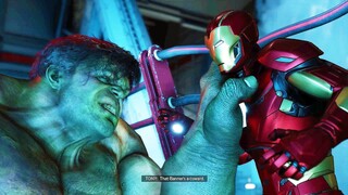 Hulk VS Iron Man Fight Scene - Marvel's Avengers 2020