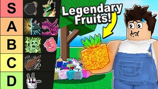 I ATE 10 LEGENDARY FRUITS TO FIND THE BEST! 🍎 Roblox Blox Fruits