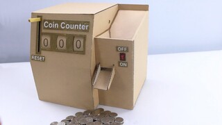 Fastest Cardboard Coin Counter | Awesome  DIY Craft