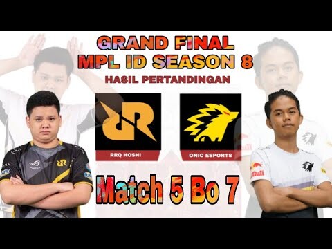 MPL ID SEASON 8 RRQ HOSHI VS ONIC ESPORT GRAND FINAL - MATCH 5