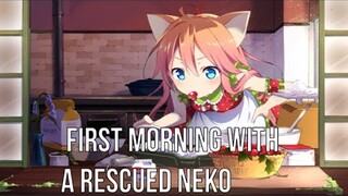 F4A  First Morning with A Rescued Neko! AN ANIME ASMR ROLEPLAY!