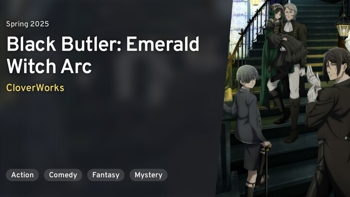 Ep - 1 Kuroshitsuji: Midori no Majo-hen [SUB INDO]