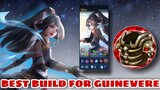 HOW TO DEAL WITH TOXIC ML PLAYERS - GUINEVERE LADY CRANE - BEST BUILD - MOBILE LEGENDS
