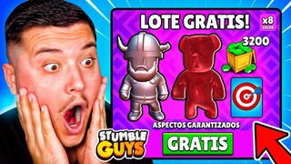 CONSIGUE GRATIS estas NUEVAS SKINS de STUMBLE GUYS haciendo esto! 😱