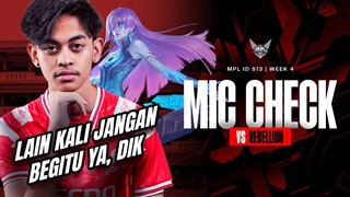 TURRET SETIPIS TISUE😭 - Mic Check MPL ID S13 Bigetron Alpha vs RBL
