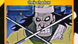 Zoro and Sanji always argue even their shadow