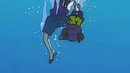 My Luffy trying his best to save Chopper even though he himself can't swim.