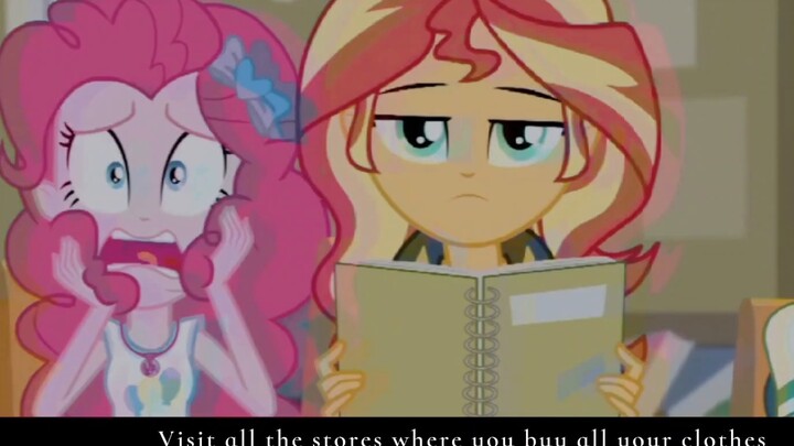 [ภาพ MLP/EQG/ทไวไลท์×แสงระเรื่อ] กะพริบสลับกัน