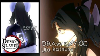 — Draw KnY oc: uta katsumi ] By: Aleyaa DRAWING SPEED PAINT¡! — Ibis Paint  [ @ur.utafyy on tiktok!