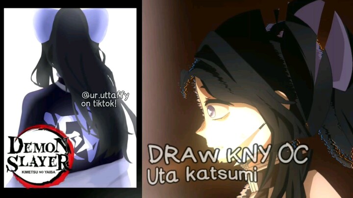 — Draw KnY oc: uta katsumi ] By: Aleyaa DRAWING SPEED PAINT¡! — Ibis Paint  [ @ur.utafyy on tiktok!