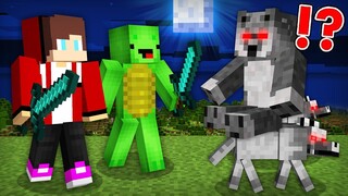 Mikey & JJ's Dog Became Werewolf in Minecraft! (Maizen Mazien Mizen)